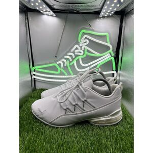 Puma Riaze Prowl‎ Metal White Women's Running Shoes 376921-02 Size 9.5